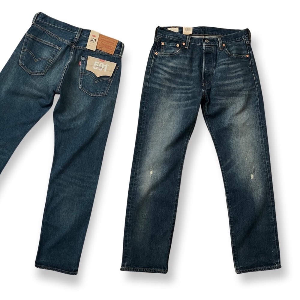 LEVI’S® PREMIUM 501® ORIGINAL JEANS - Picture 13 of 16